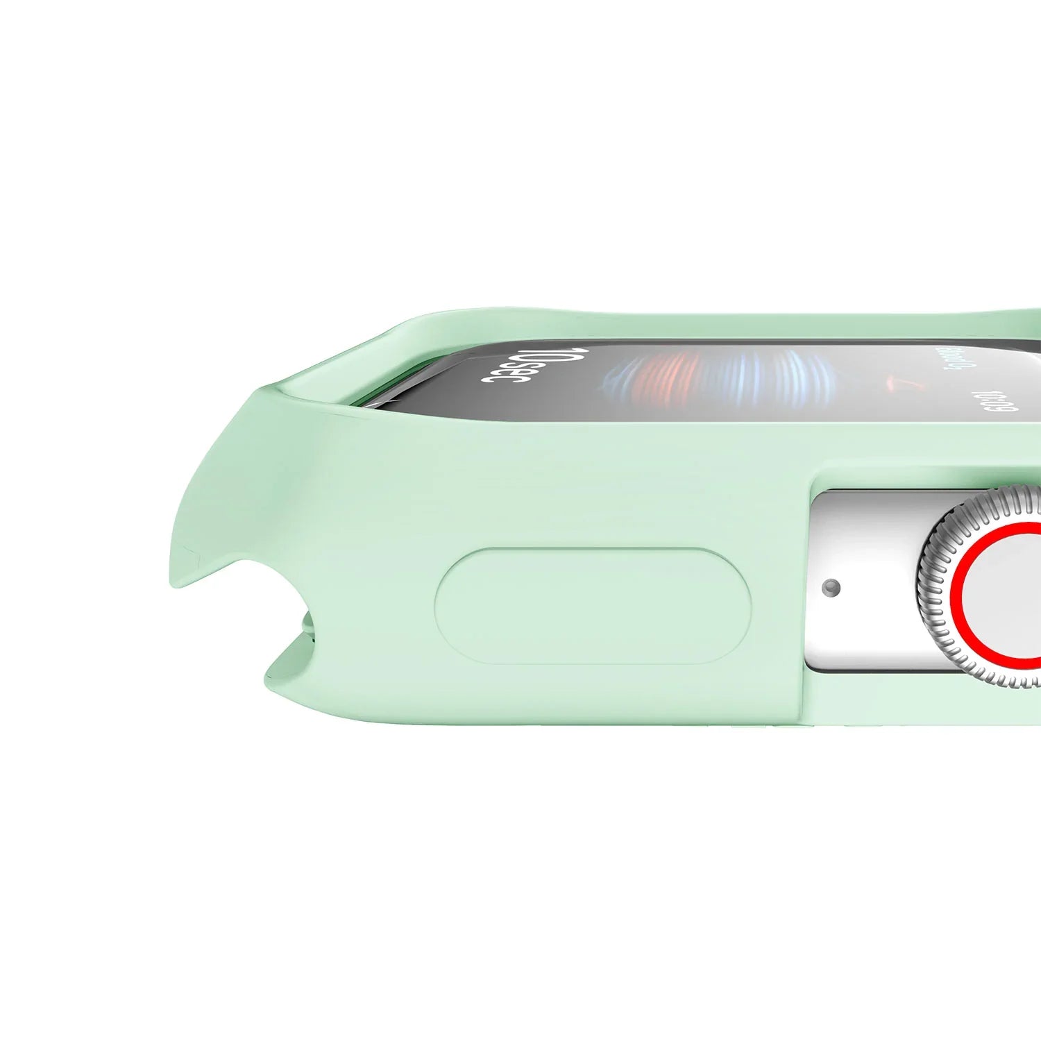 Apple Watch 44/45mm Itskins Spectrum Solid Case - Light Green & Black