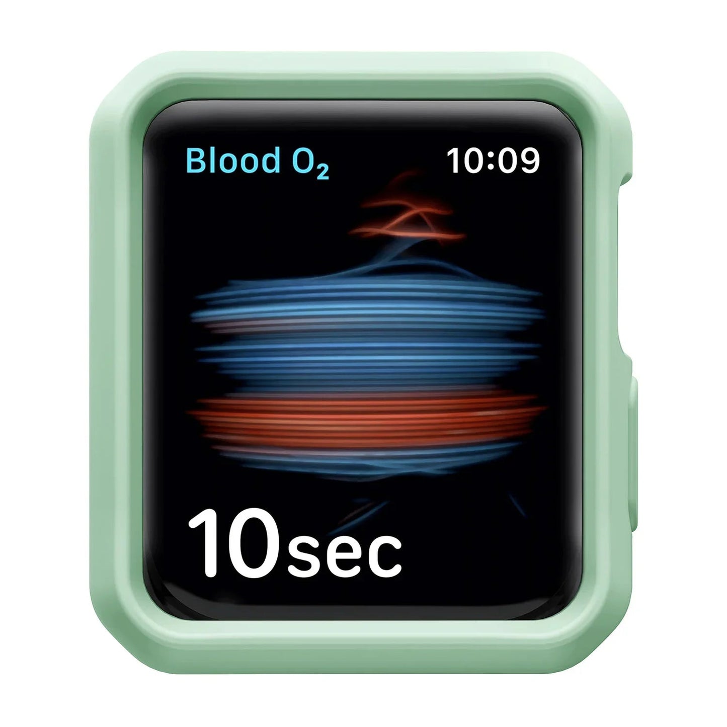 Apple Watch 44/45mm Itskins Spectrum Solid Case - Light Green & Black