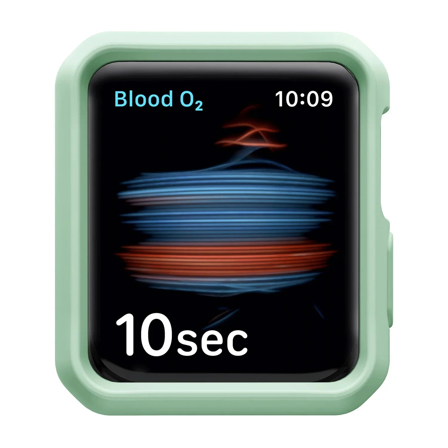 Apple Watch 44/45mm Itskins Spectrum Solid Case - Light Green & Black