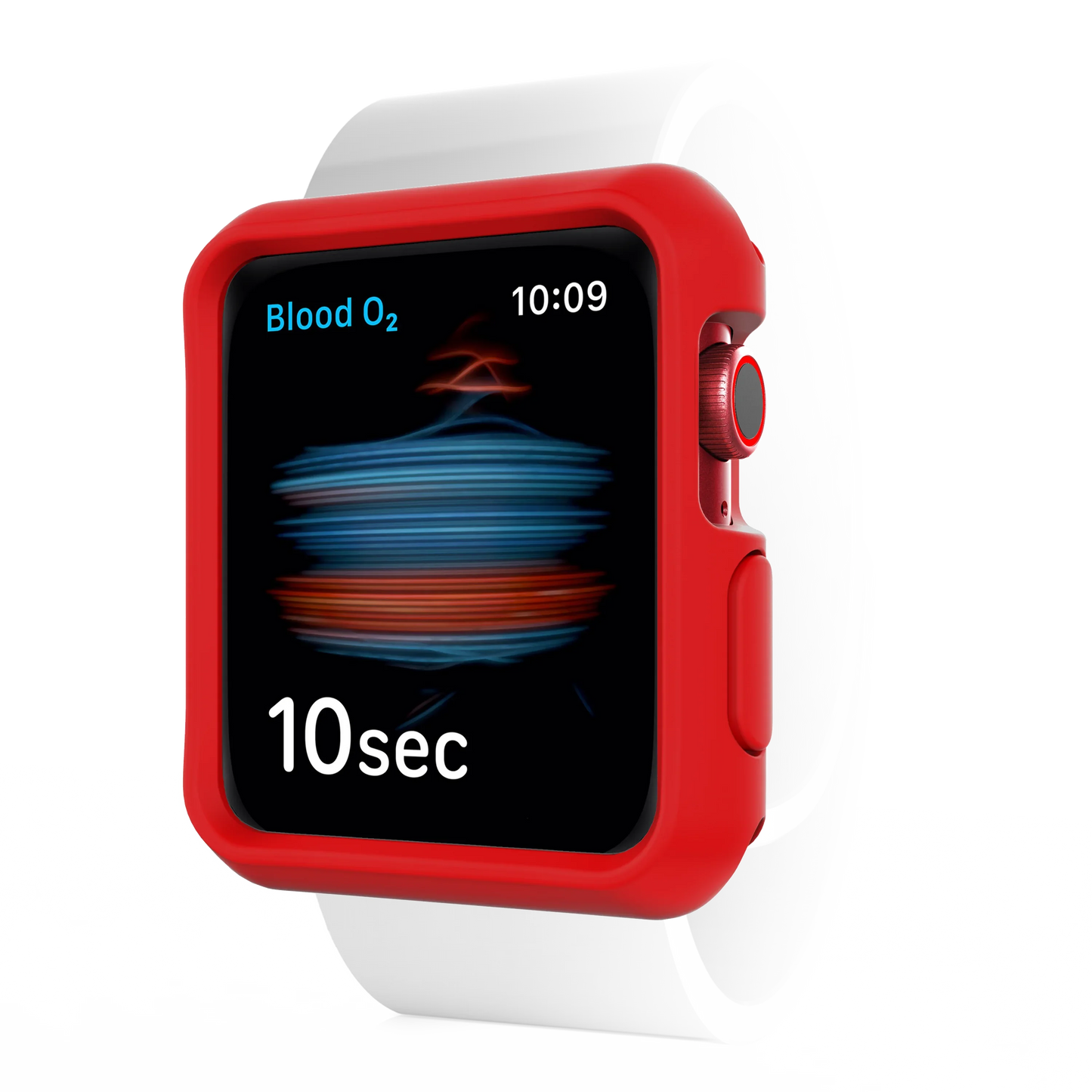 Apple Watch 44/45mm Itskins Spectrum Solid Case - Red & Black