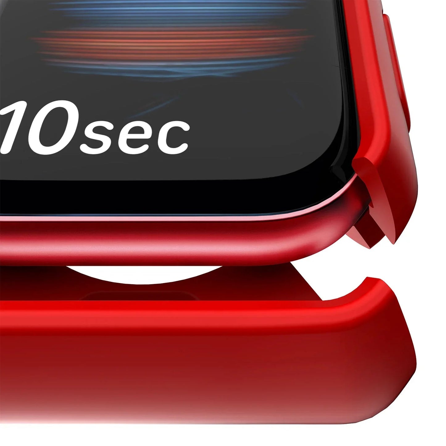 Apple Watch 44/45mm Itskins Spectrum Solid Case - Red & Black