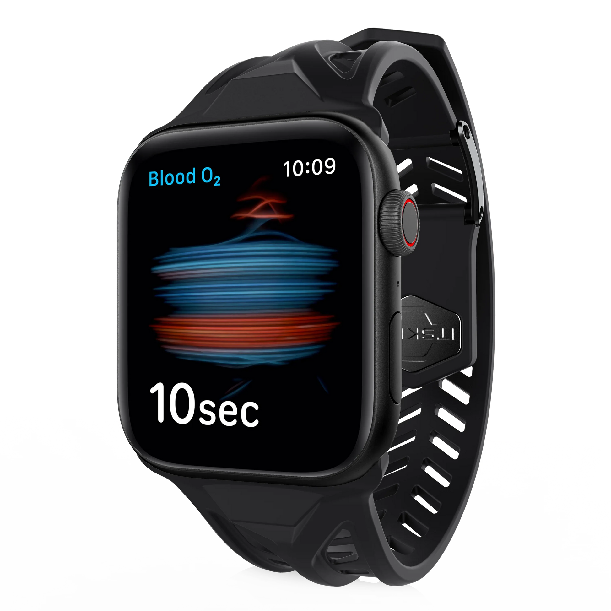 Apple Watch 49/46/45/44mm Itskins Spectrum Belt - Black