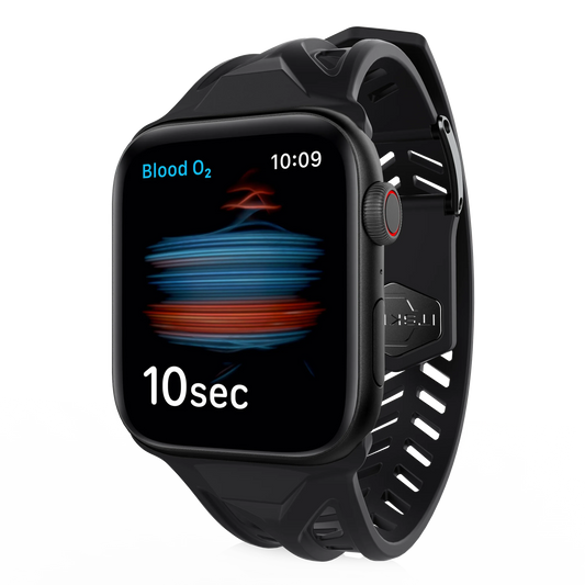 Apple Watch 49/46/45/44mm Itskins Spectrum Belt - Black