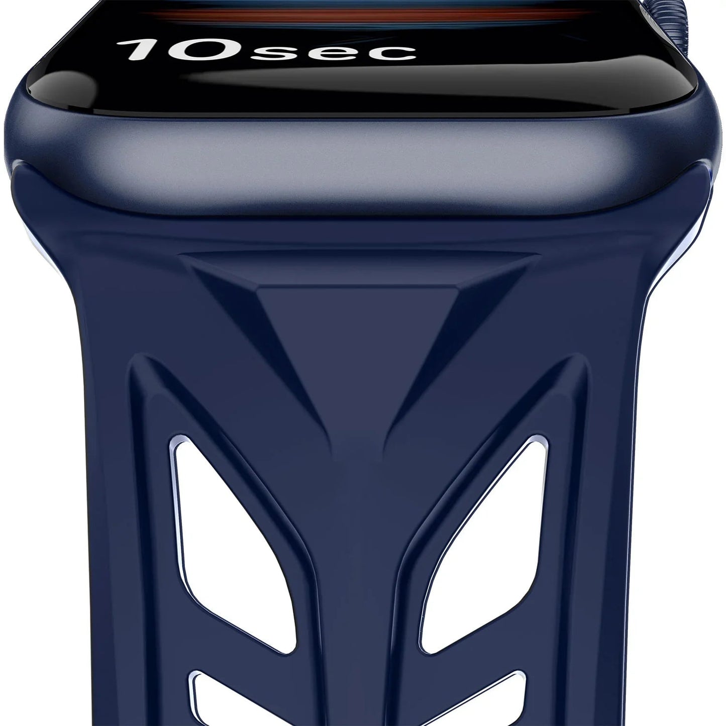 Apple Watch 49/46/45/44mm Itskins Spectrum Belt  - Blue