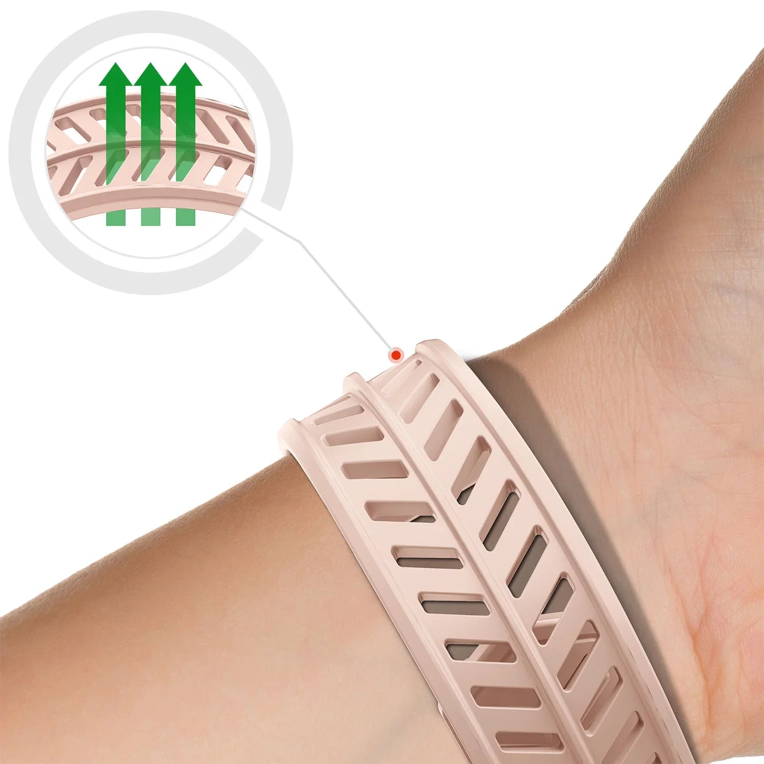 Apple Watch 49/46/45/44mm Itskins Spectrum Belt - Light Pink