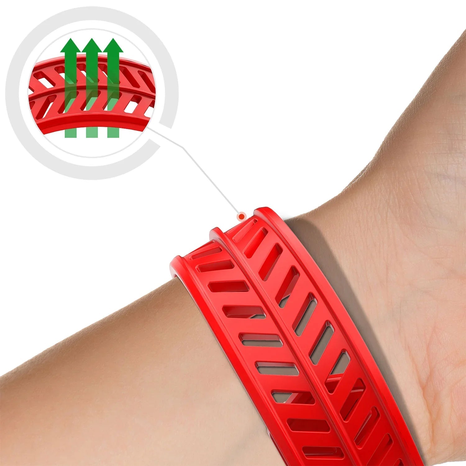 Apple Watch 49/46/45/44mm Itskins Spectrum Belt - Red