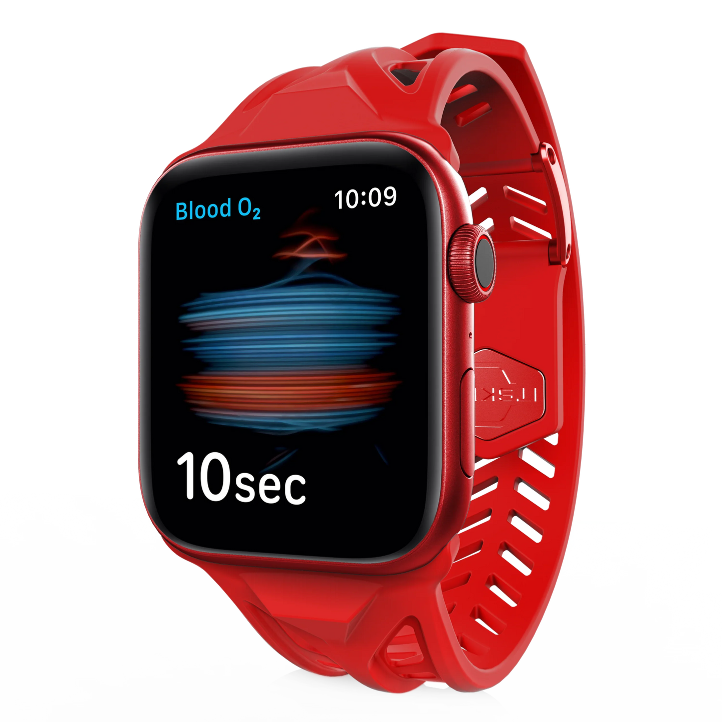 Apple Watch 49/46/45/44mm Itskins Spectrum Belt - Red