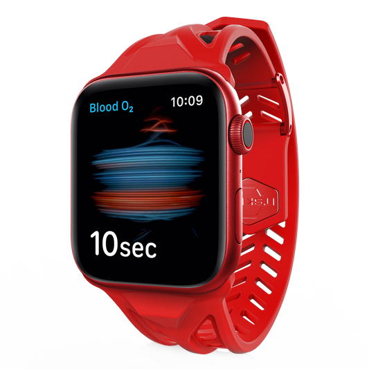 Apple Watch 49/46/45/44mm Itskins Spectrum Belt - Red