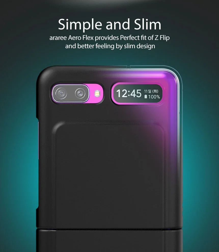 Samsung Z Flip Araree Aero Flex Series Case - Black