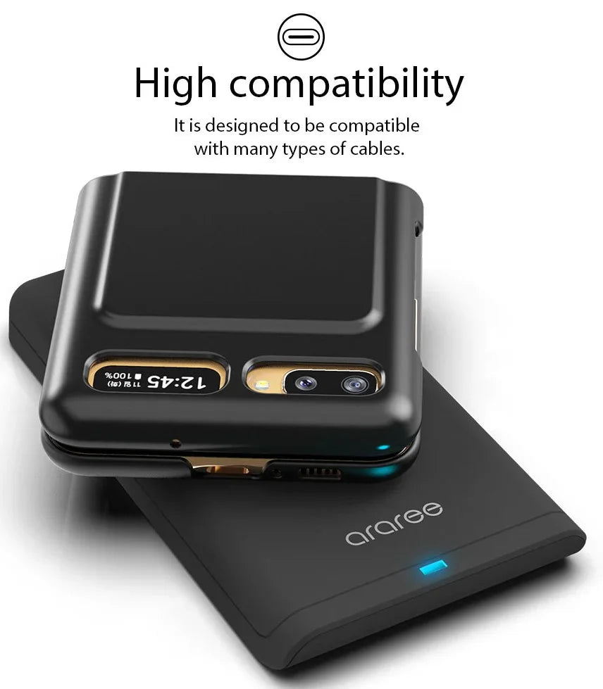 Samsung Z Flip Araree Aero Flex Series Case - Black