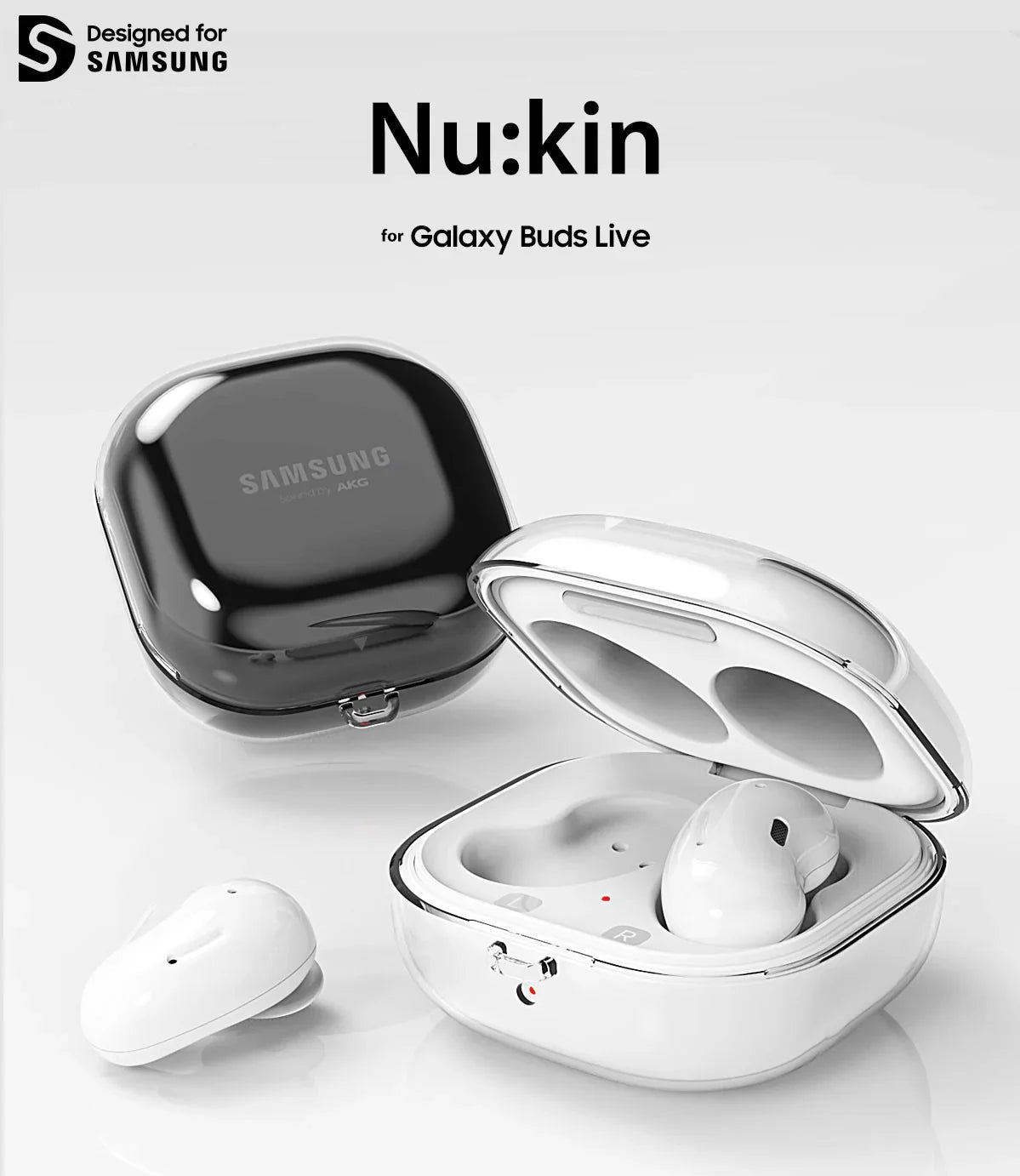 Samsung Buds Live Araree Nukin Case - Transparent