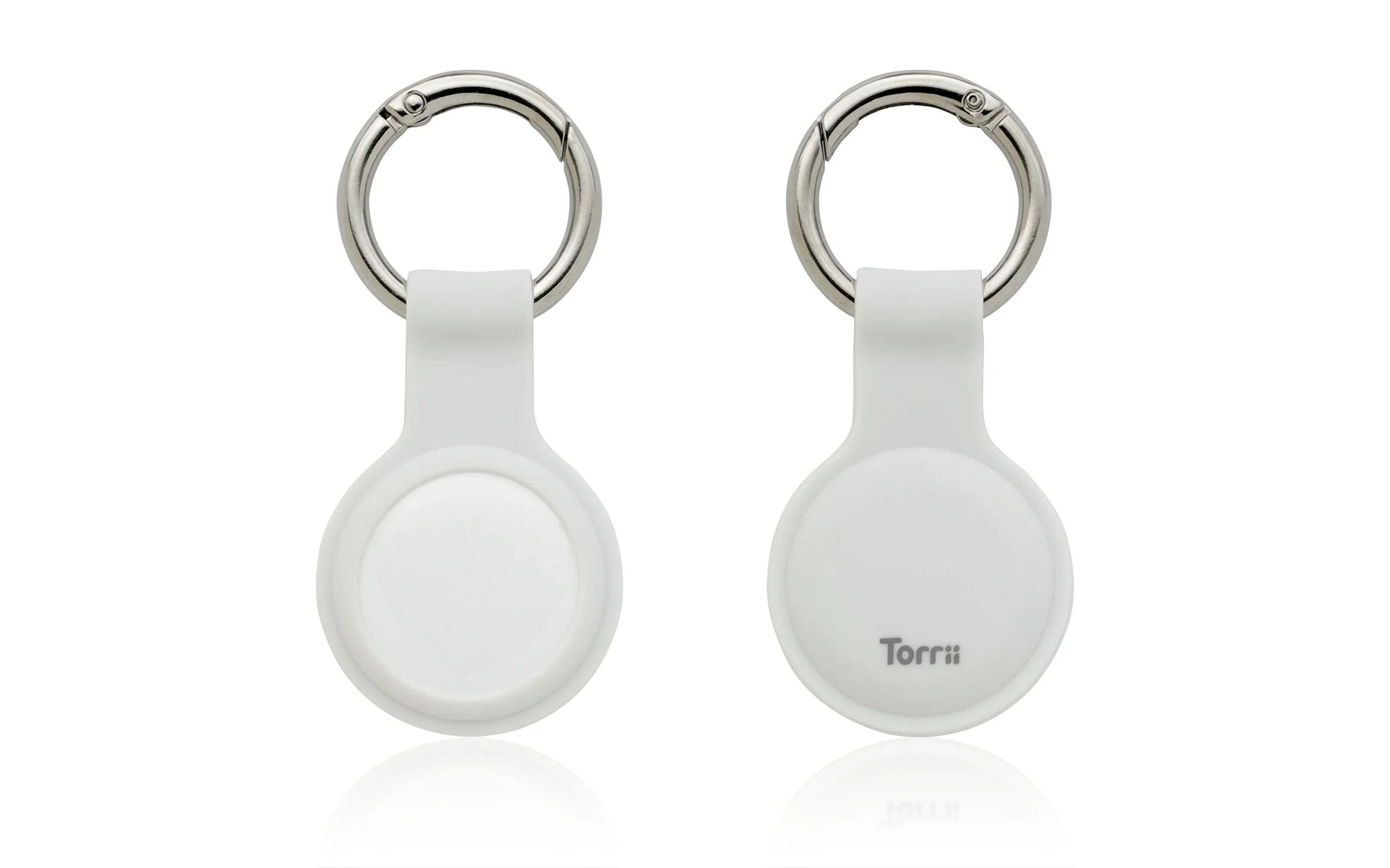 Torrii Bonjelly Silicone Key Ring For Apple Airtag - White