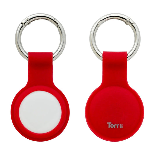 Torrii Bonjelly Silicone Key Ring For Apple Airtag - Red