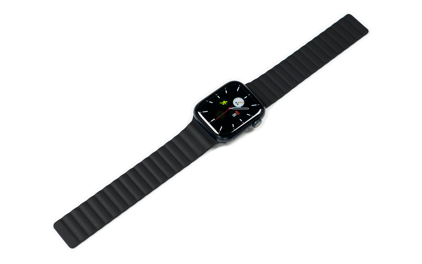 Apple Watch 49/46/45/44mm Torrii Saturn Silicone Magnetic Belt - Black
