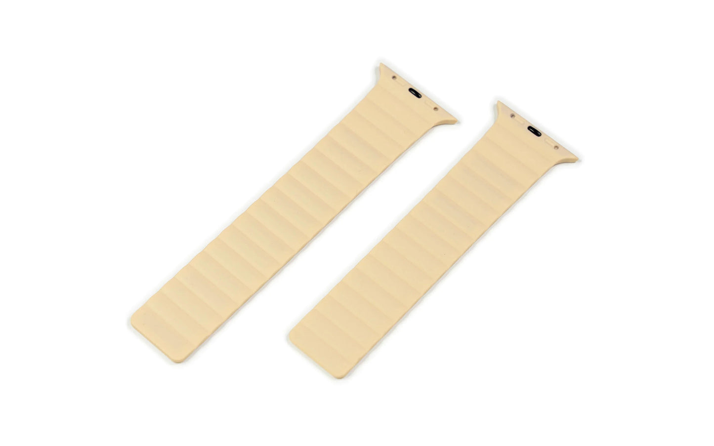 Apple Watch 49/46/45/44mm Torrii Saturn Silicone Magnetic Belt - Cream