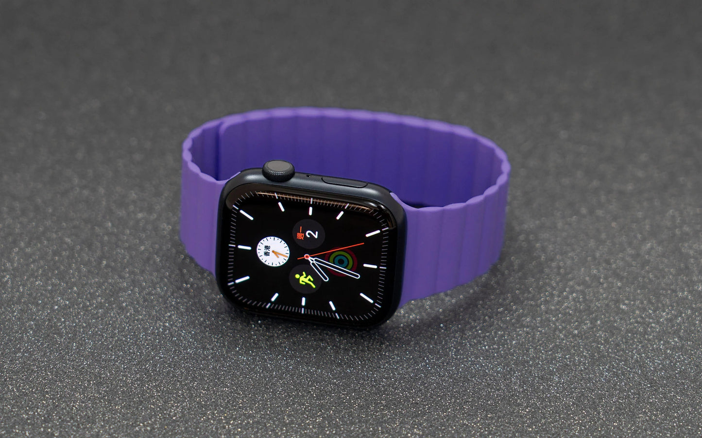 Apple Watch 49/46/45/44mm Torrii Saturn Silicone Magnetic Belt - Lavender