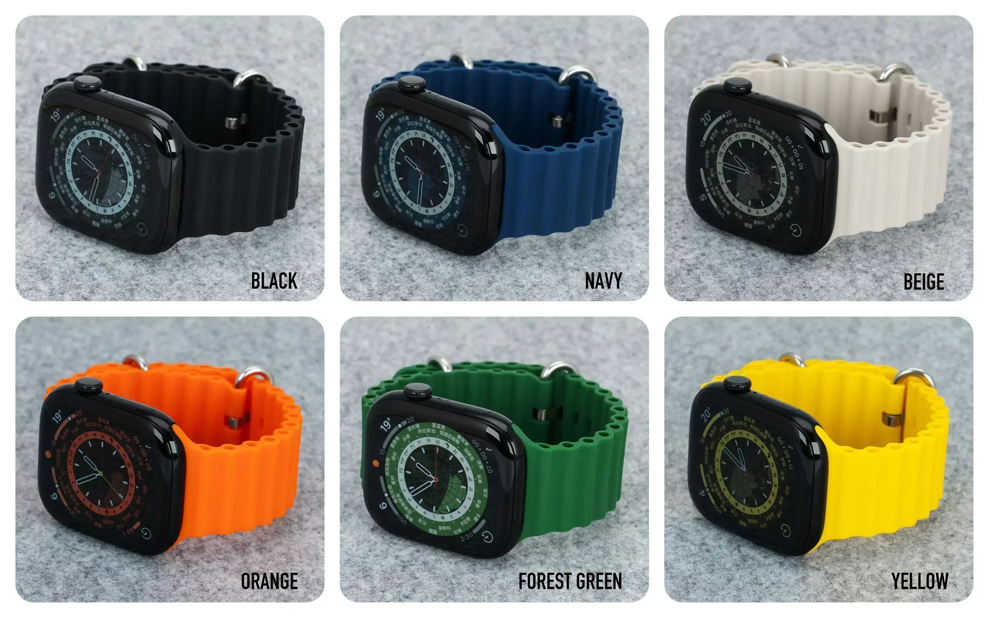 Apple Watch 49/46/45/44mm Torrii Belt Mercury - Navy