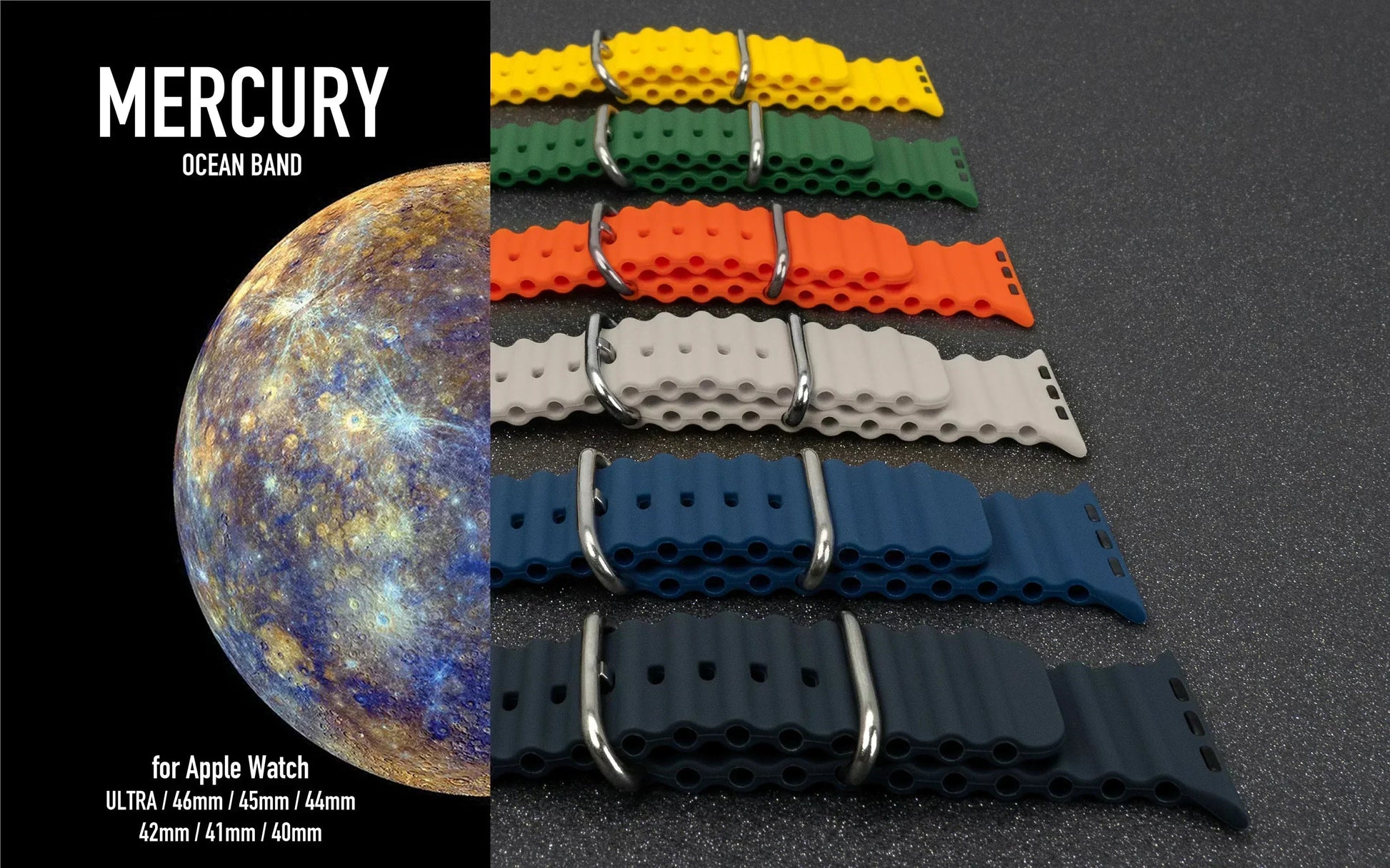 Apple Watch 49/46/45/44mm Torrii Belt Mercury - Yellow