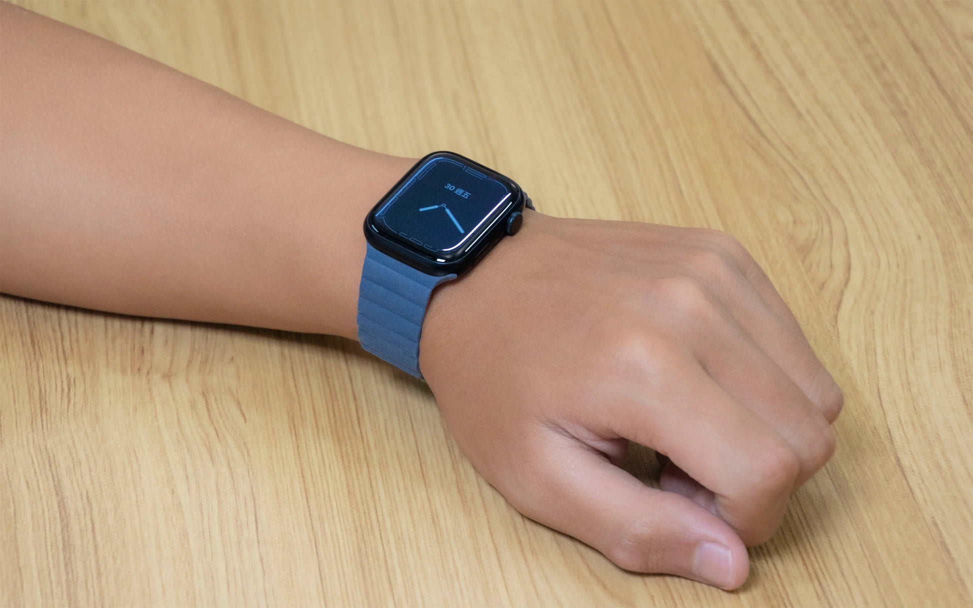 Apple Watch 49/46/45/44mm Torrii Saturn Silicone Magnetic Belt - Navy