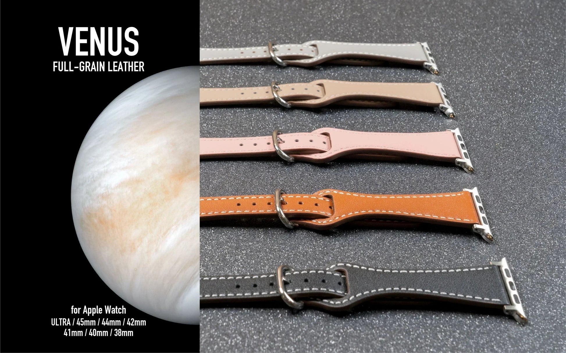 Apple Watch 45/44/42mm Torrii Venus Belt - Brown