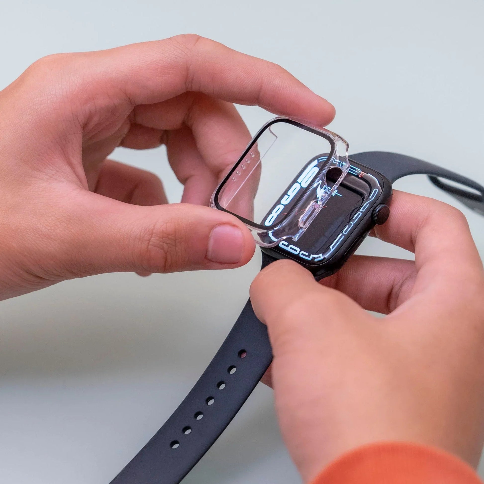 Apple Watch 44/45mm Torrii Torero Bumper Case + Screen Protector - Clear