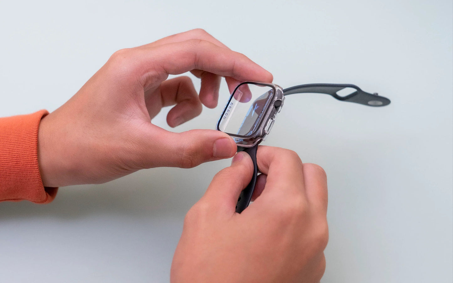 Apple Watch 44/45mm Torrii Torero Bumper Case + Screen Protector - Clear