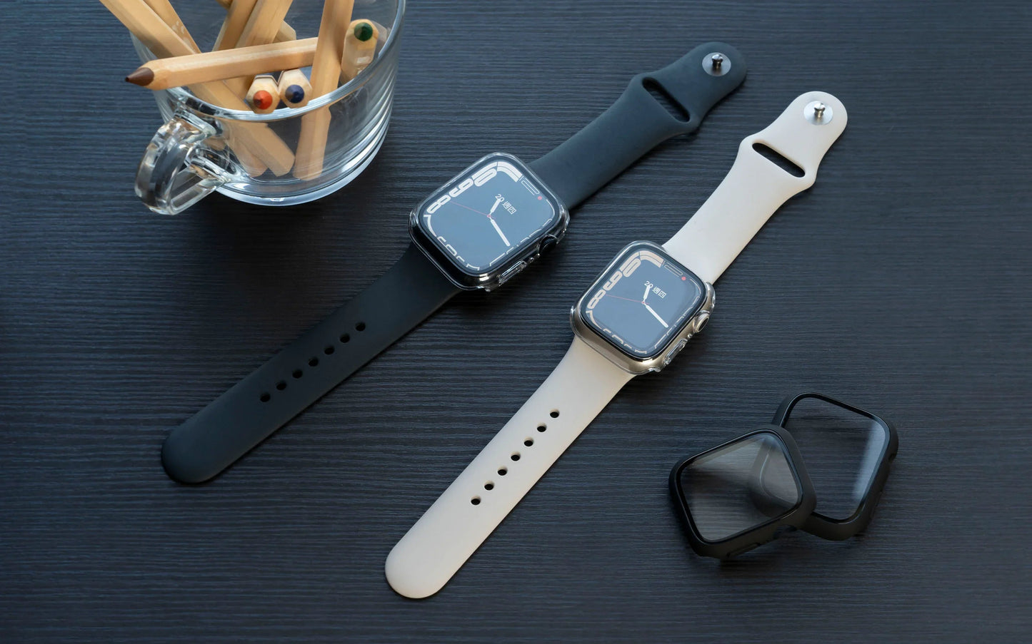 Apple Watch 44/45mm Torrii Torero Bumper Case + Screen Protector - Clear