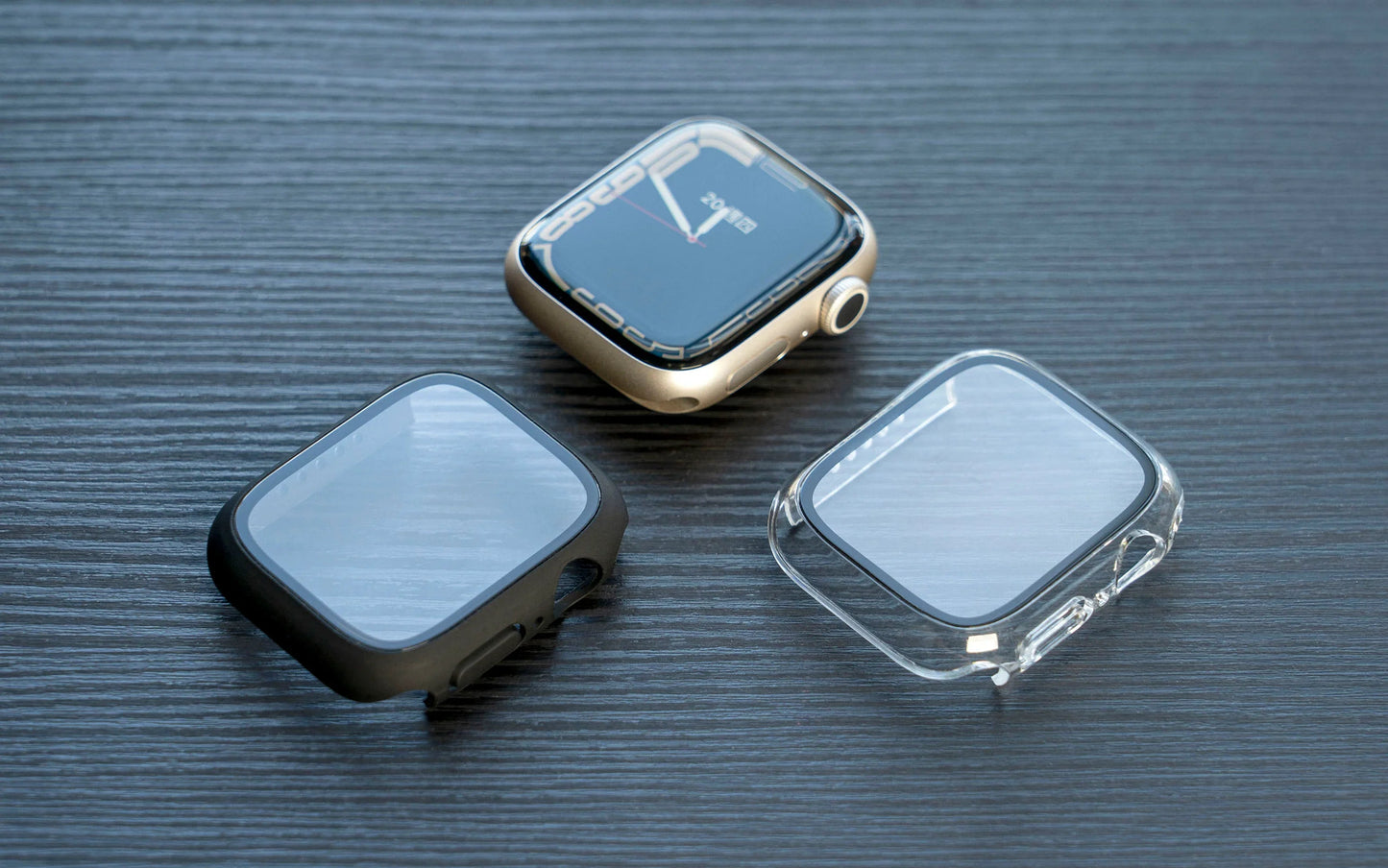 Apple Watch 44/45mm Torrii Torero Bumper Case + Screen Protector - Clear