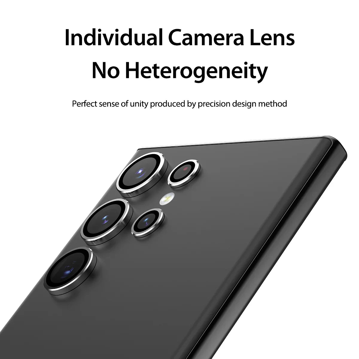 Samsung S23 Ultra, Araree Metal Ring Camera Lens Protector - Clear