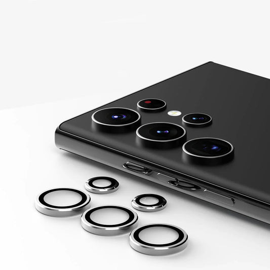 Samsung S23 Ultra, Araree Metal Ring Camera Lens Protector - Clear