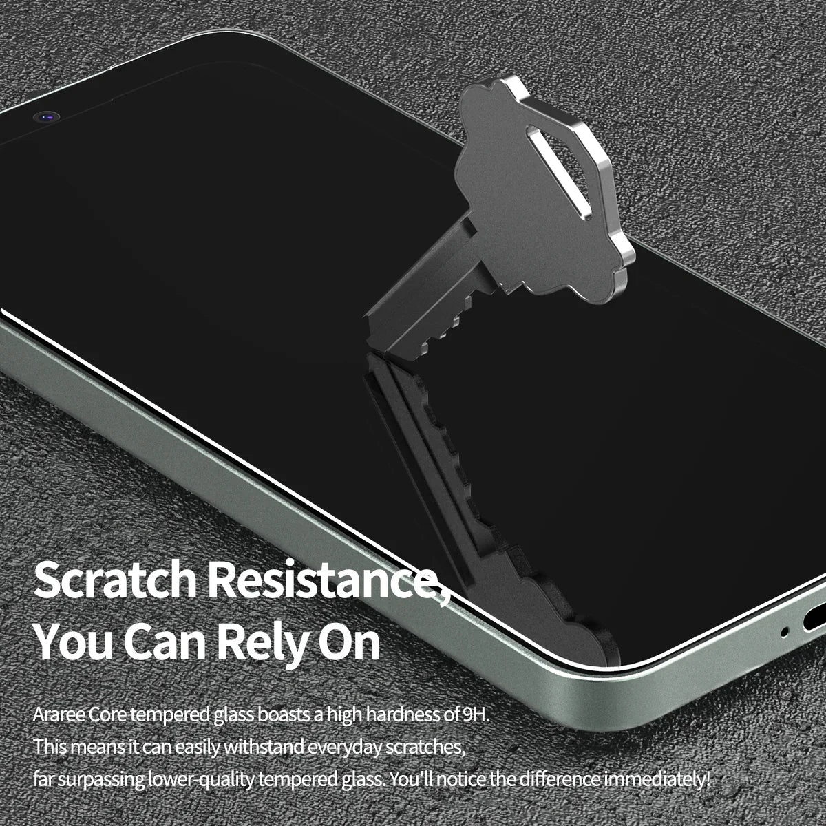 Araree Samsung S25 Core Glass Screen Protector - Clear