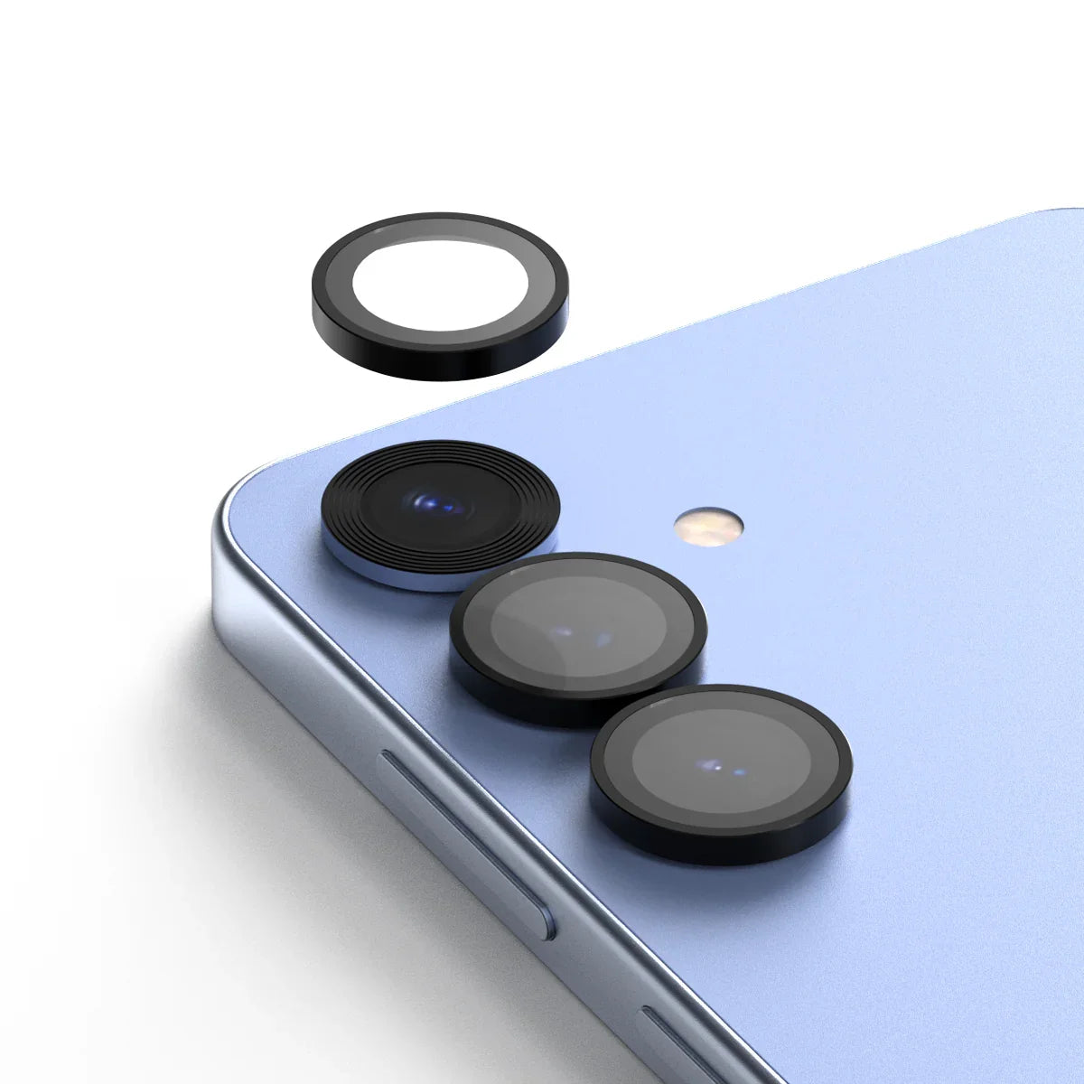 Araree Samsung S25 Metal Ring Camera Lens - Clear