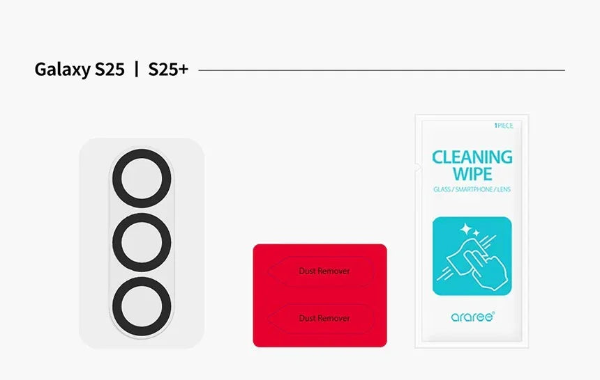 Araree Samsung S25 Full Camera Protector - Clear