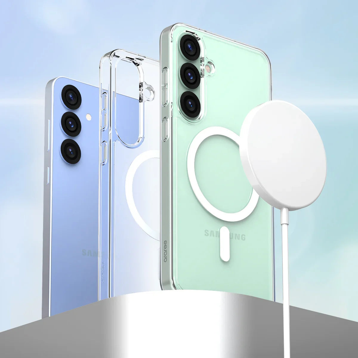 Araree Samsung S25 Plus Duple Magsafe Case - Clear