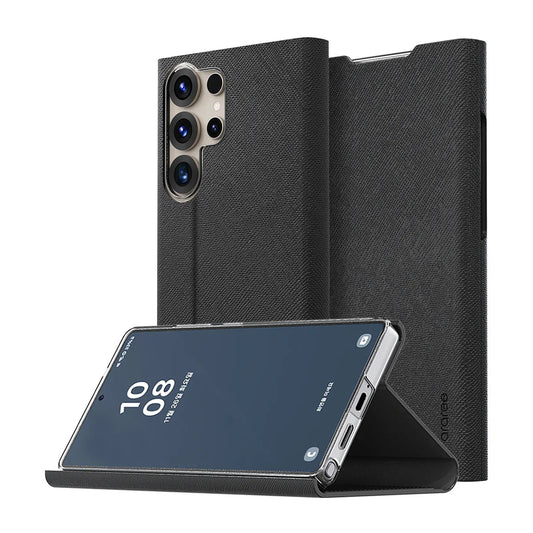 Araree Samsung S25 Ultra Bonnet Diary Case - Black