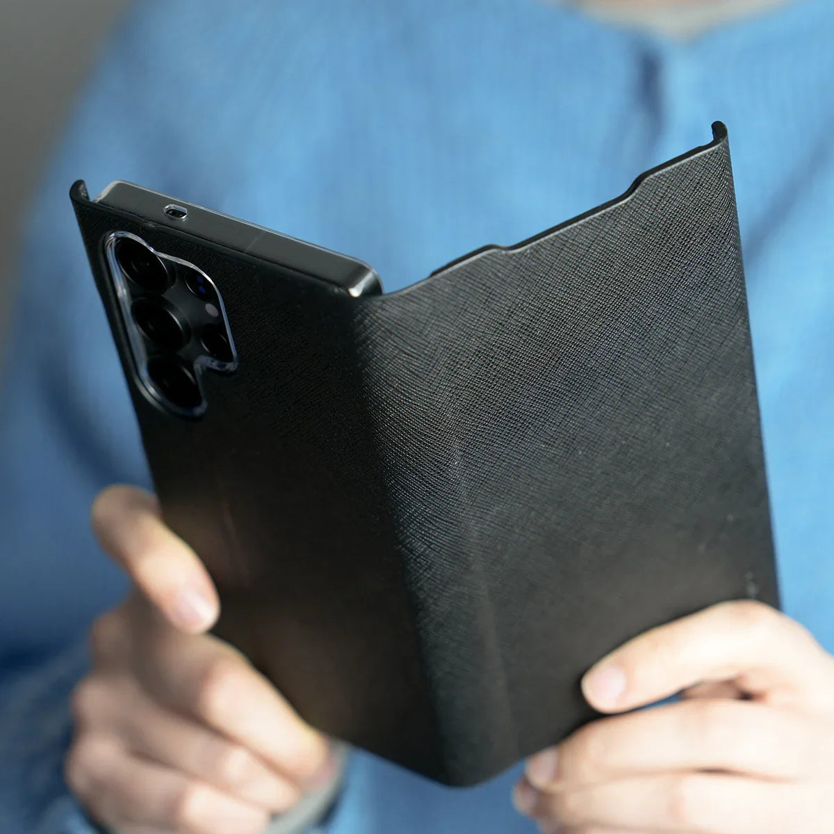 Araree Samsung S25 Ultra Bonnet Diary Case - Black