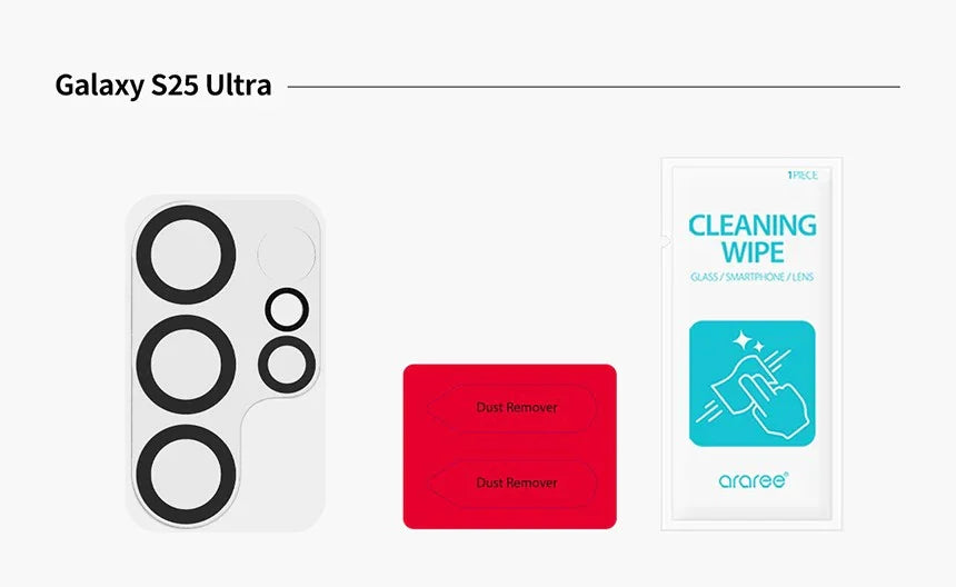 Araree Samsung S25 Ultra C-Subcore Full Camera Protector - Clear