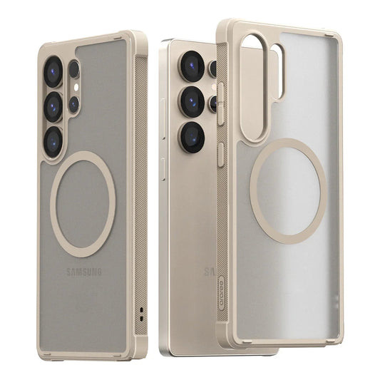 Araree Samsung S25 Ultra Duple Armor Magsafe Case - Stone Grey