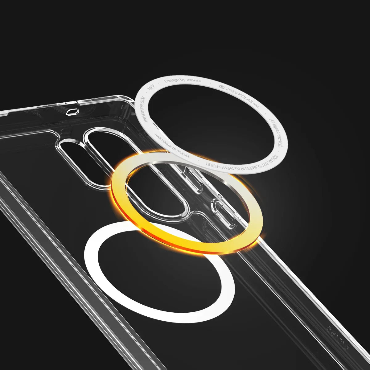 Araree Samsung S25 Ultra Duple Magsafe Case - Clear