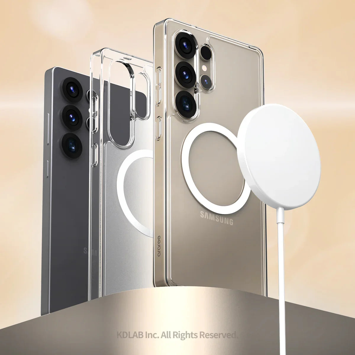 Araree Samsung S25 Ultra Duple Magsafe Case - Clear