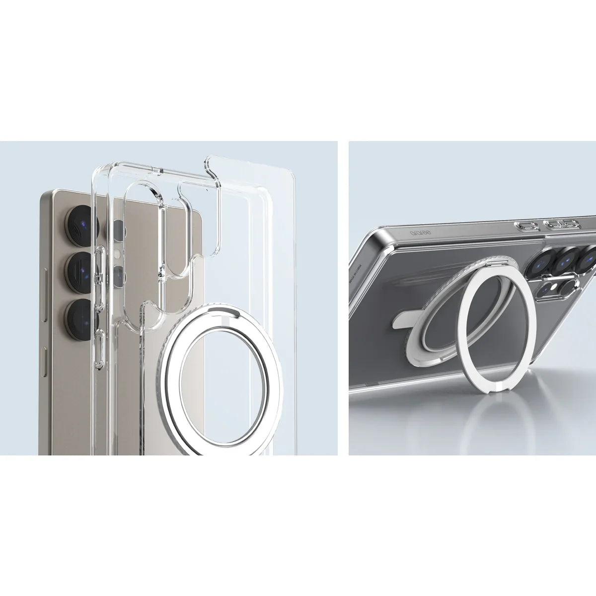 Araree Samsung S25 Ultra Duple Stand Magsafe Case - Clear