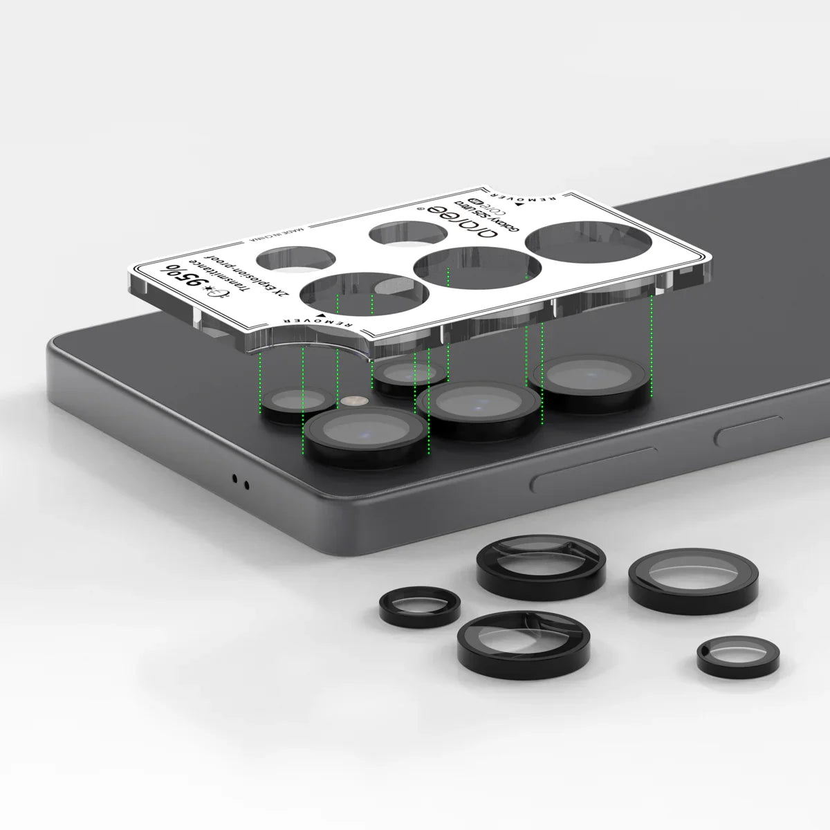 Araree Samsung S25 Ultra Metal Ring Camera Lens - Clear