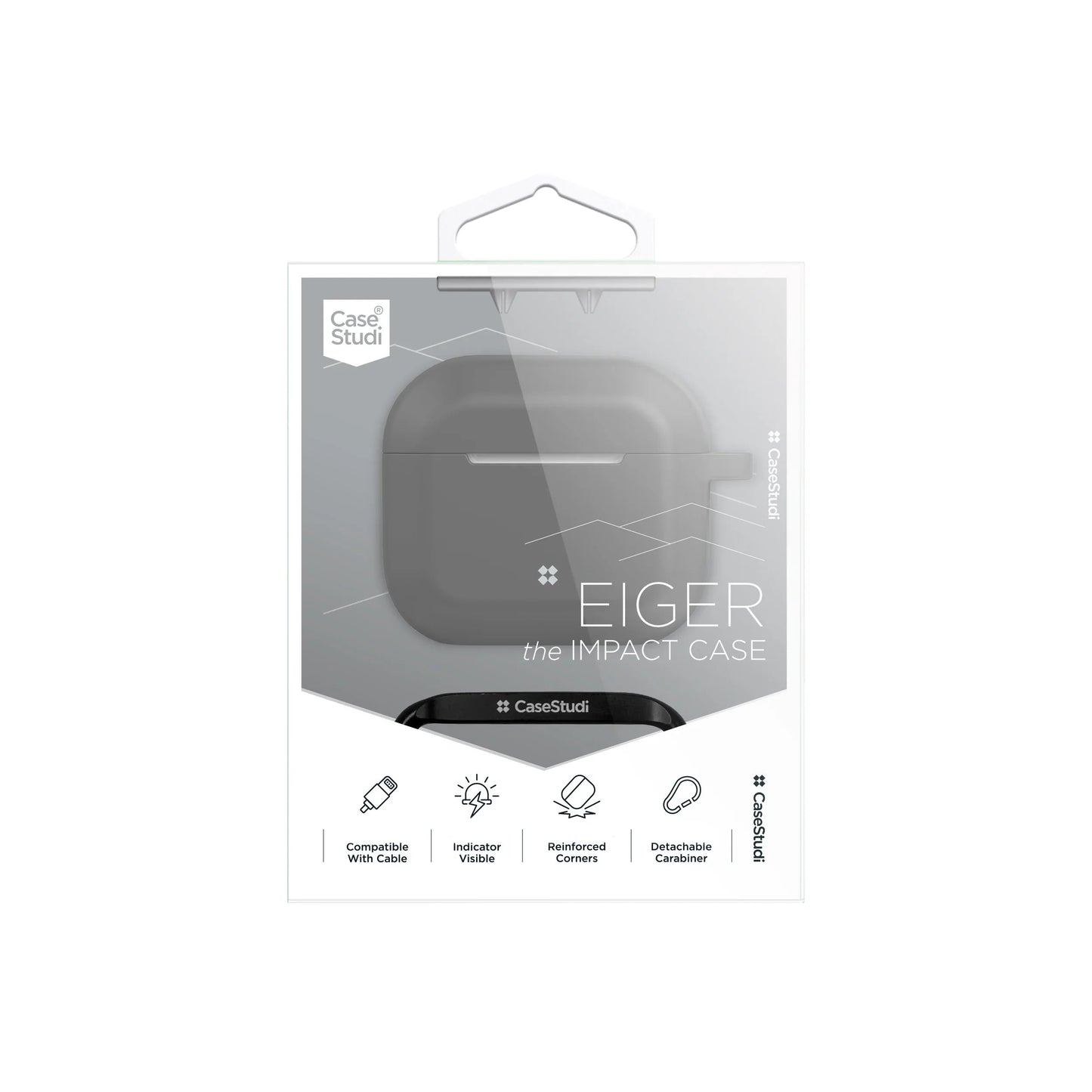 Airpod 3 Casestudi Eiger Series Case - Grey