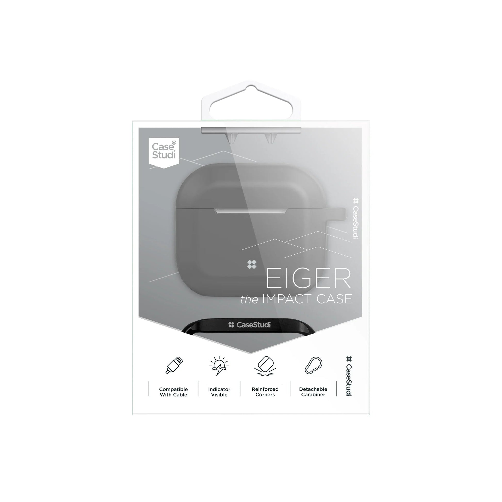 Airpod 3 Casestudi Eiger Series Case - Grey