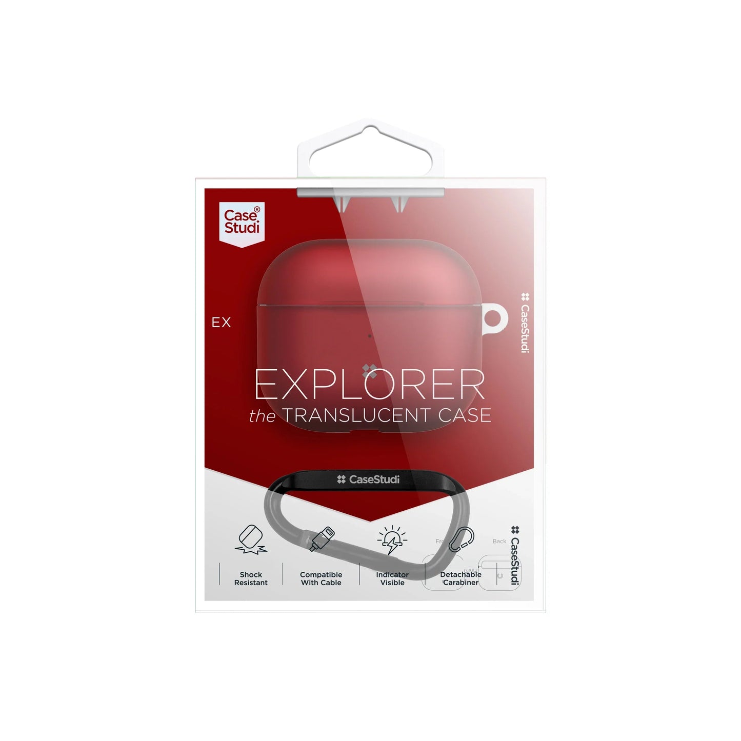 Airpod 3 Casestudi Explorer Series Case - Red