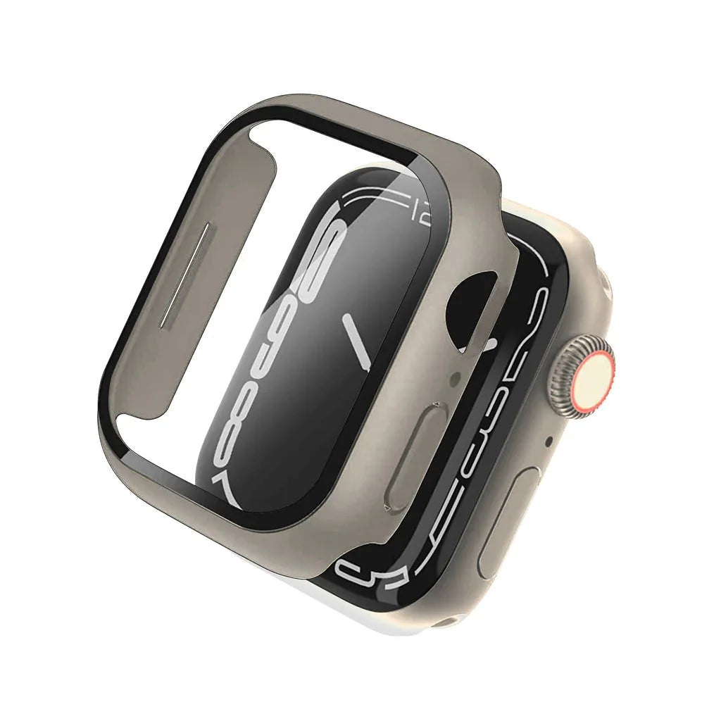 Apple Watch 44/45mm Casestudi Impact Case + Screen Protector - Khaki