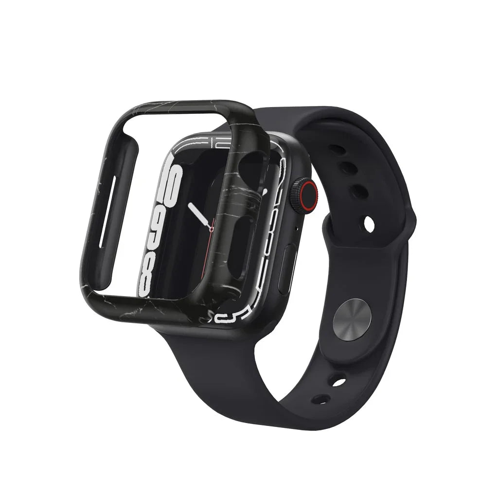 Apple Watch 44/45mm Casestudi Prismart Case - Marble Black