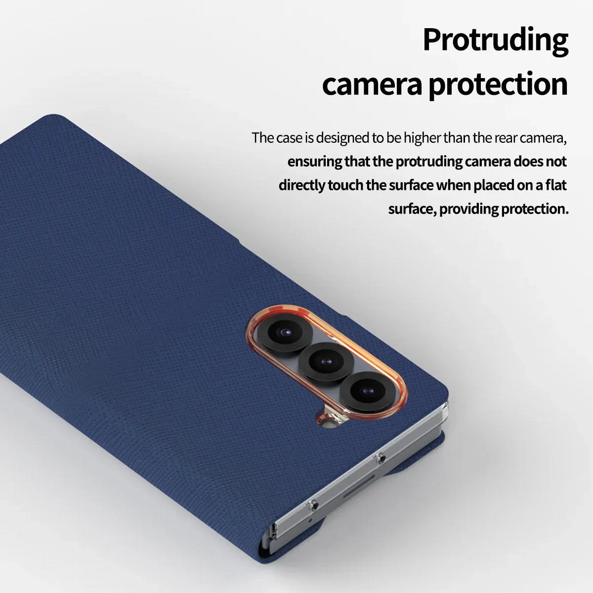 Araree Samsung Z Fold 6 Bonnet Diary Case - Blue