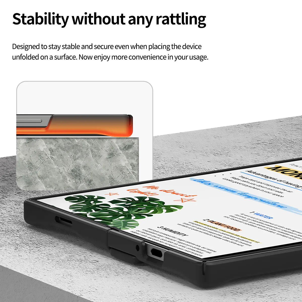 Araree Samsung Z Fold 6 Nukin 360 Stand + Pencil Slot Case - Black