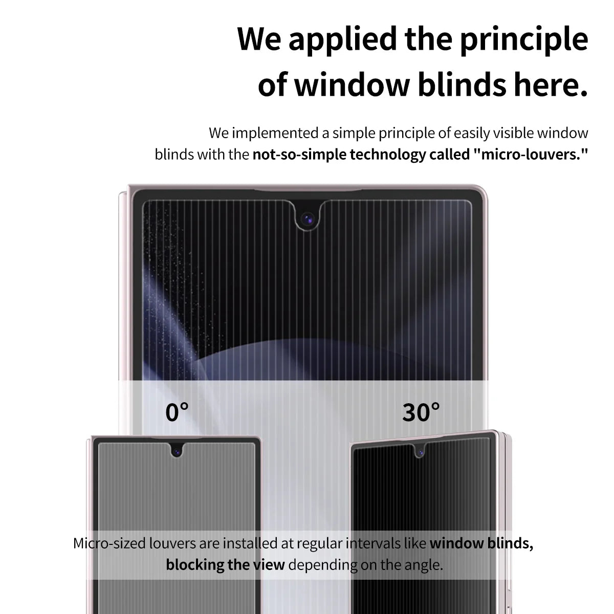 Araree Samsung Z Fold 6 Core Glass - Privacy